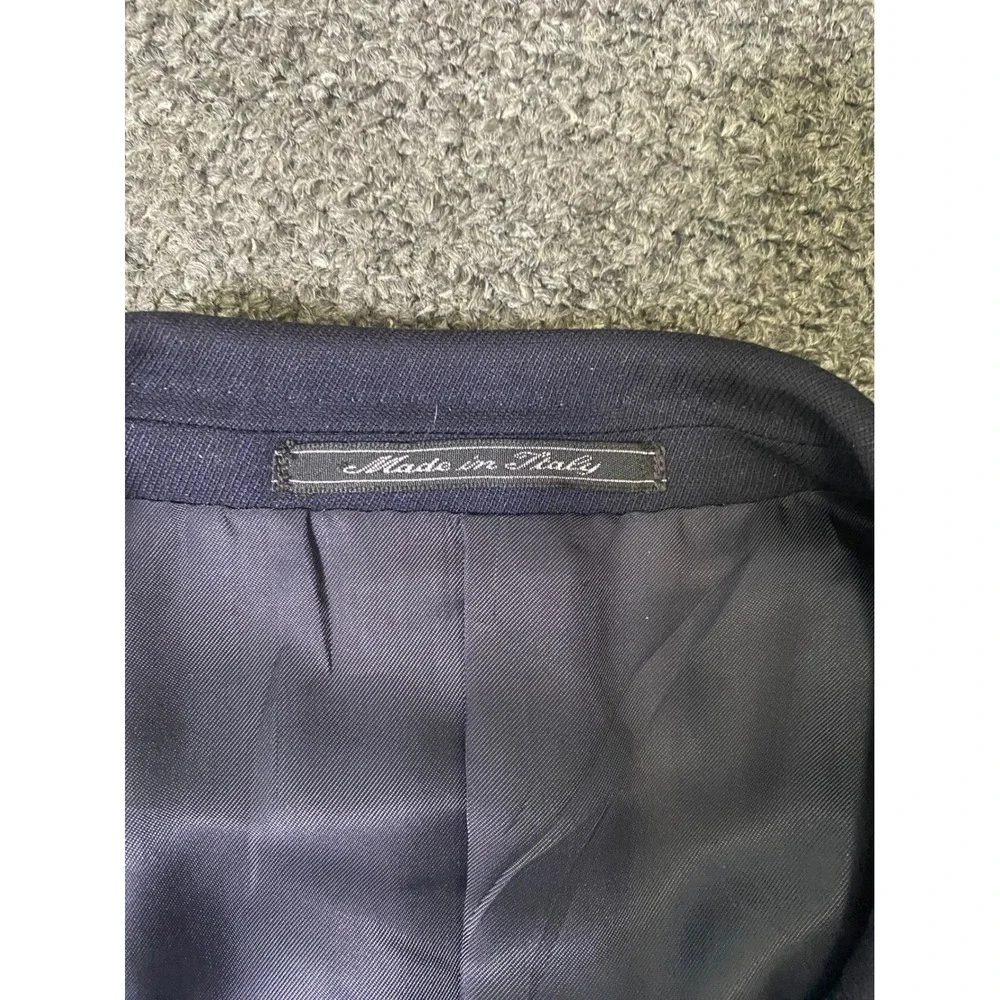 Ermenegildo Zegna Traveller 3-Button Blazer Navy Mens 41S‎ Wool Blend Sport Coat